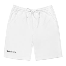 Embroidered Immune fleece shorts