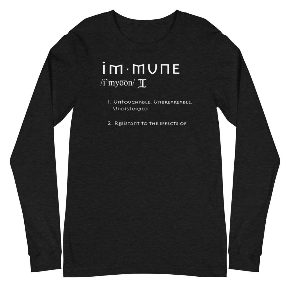 Immune Definition Unisex Long Sleeve Tee