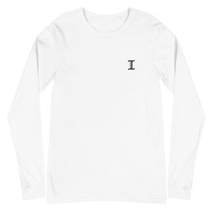 Embroidered ImmuneTwo Logo Unisex Long Sleeve Tee