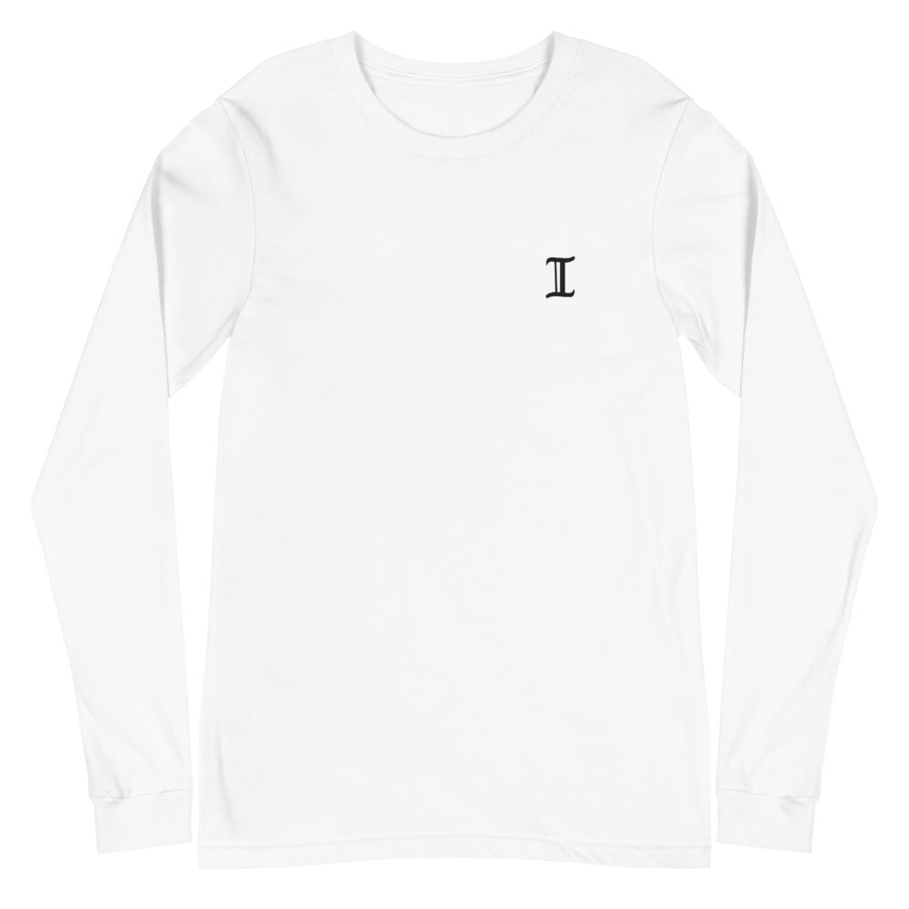 Embroidered ImmuneTwo Logo Unisex Long Sleeve Tee