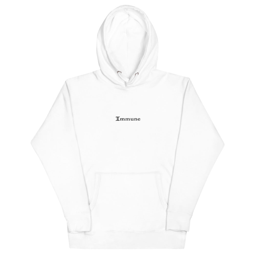 Embroidered Immune Unisex Hoodie