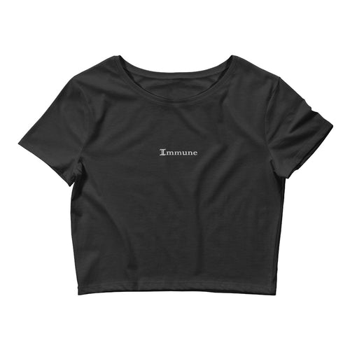 Embroidered Immune Crop Top