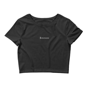 Embroidered Immune Crop Top