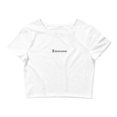 Embroidered Immune Crop Top