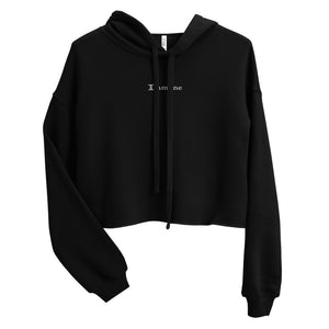 Embroidered Immune Crop Hoodie